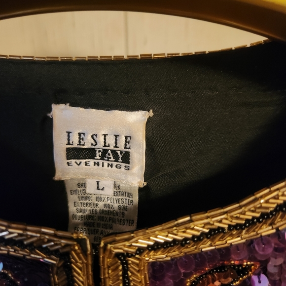 1980s beaded sequins jacket - Picture 3 of 6